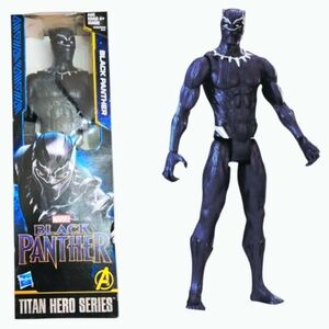 NIB *Marvel Black Panther (T'Challa) Titan Hero Series 12" Action Hero Hasbro